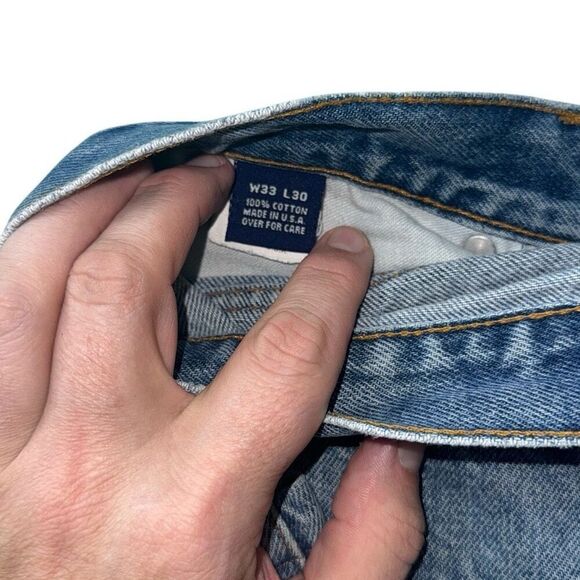Vintage men’s 90’s jeans structure made in USA‎ 33 by 30 - Picture 5 of 6